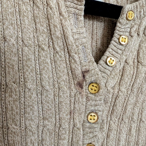 Karen Scott Beige Knit sweater - Picture 4 of 8